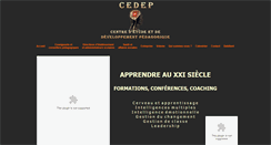 Desktop Screenshot of cedep.ca